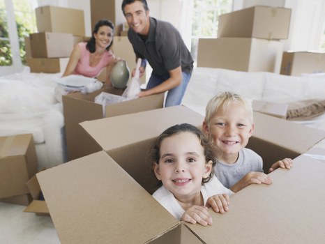 Professional local removals team handling a Canary Wharf apartment move